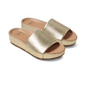 beek Women's Metallic Slide Sandals